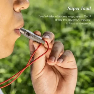Boundless Voyage Titanium Whistle Emergency Survival