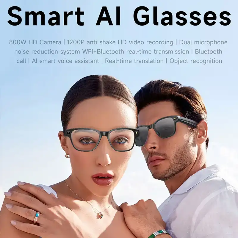 L801 New Glasses 8 Million Camera 1200P High-definition Video