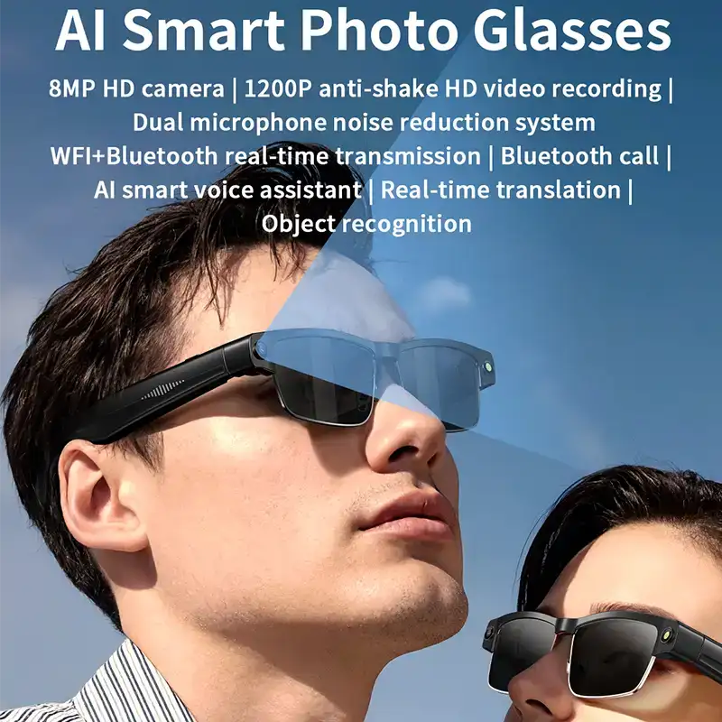 2025 New AI Glasses With 8 Million Camera