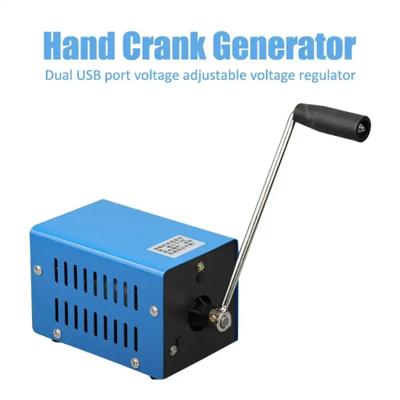 20W Portable Hand-cranked Generator for Outdoor Survival