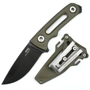 Outdoor Knife Tactical Portable Carry Camping Defensive Nylon Fiberglass + Steel Clip