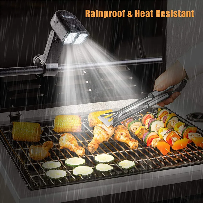 Smart Touch Grill Light Led Portable Bbq Flashlight Lamp