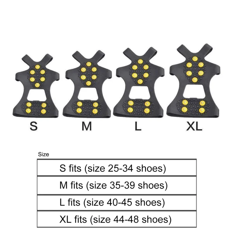 10 Studs Snow Ice Claw Anti-Slip Snow Ice - Image 6