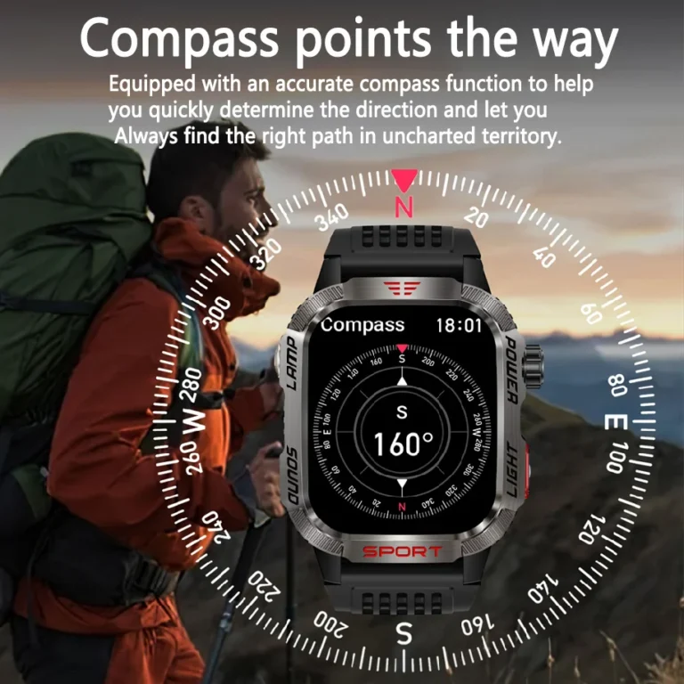 Waterproof Outdoor Sport Tracker Bluetooth Call Smartwatch - Image 4