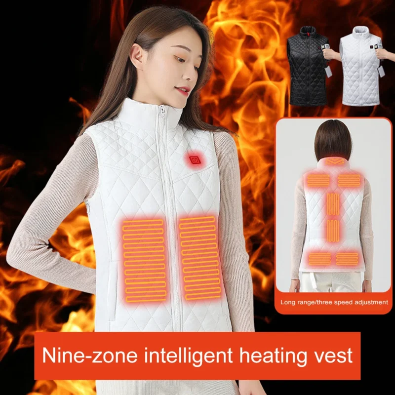 Heated Vest Electric Heated Jackets Women Sportswear