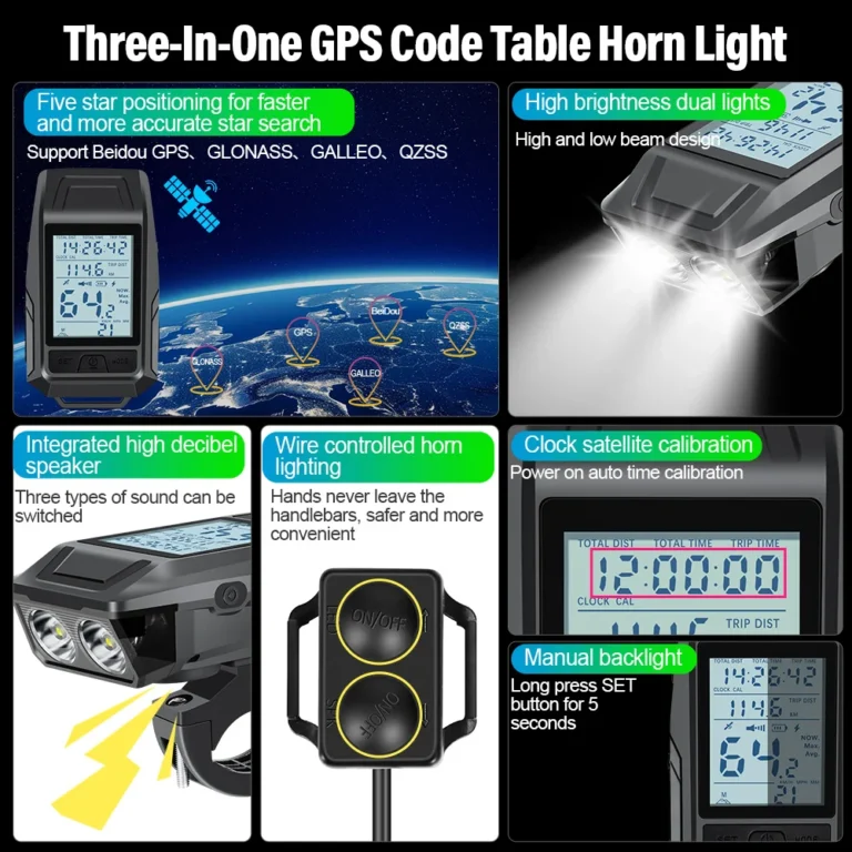 GPS Light Front 4000mAh Computerp 800Lumen - Image 2