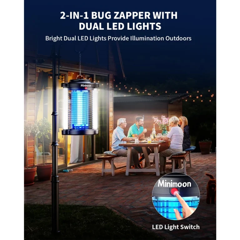 Bug Zapper Outdoor Mosquito Zapper with Dual LED Light - Image 2