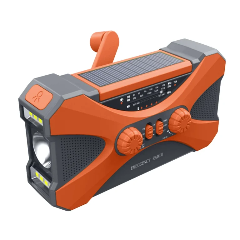 Portable 10000mAh charger Radio Solar Hand Crank LED - Image 8