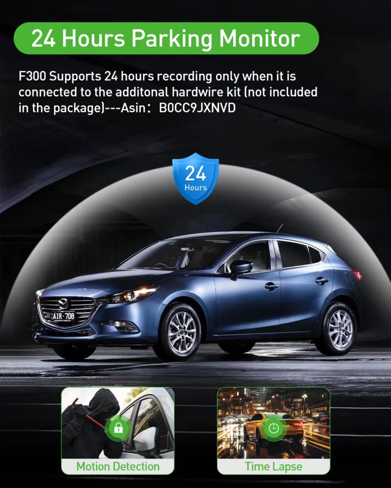 Video Recorder Three Lens Car Camera - Image 5