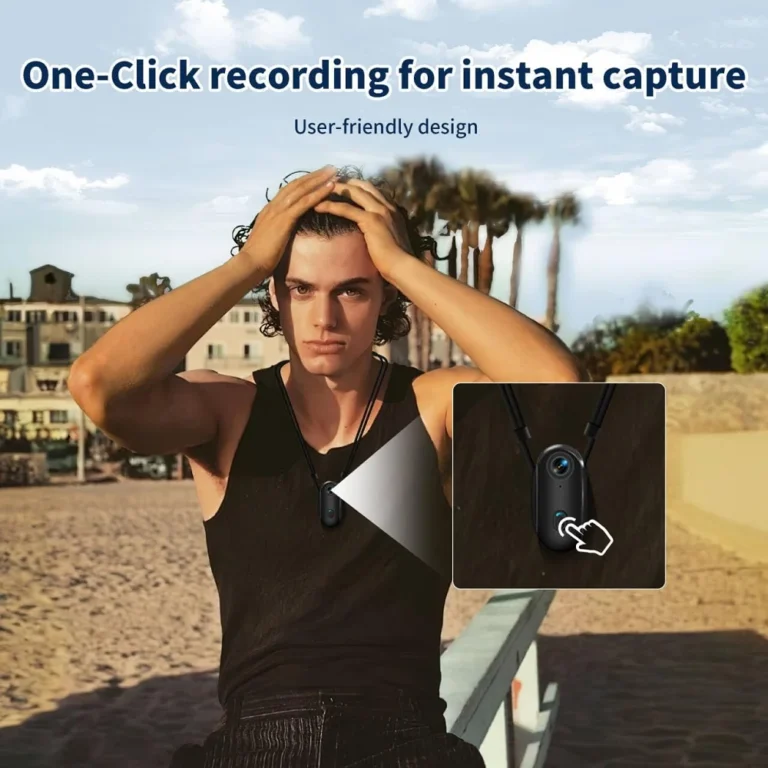 4K HD Mini Pet Collar Camera Wide Angle Lens - Image 5