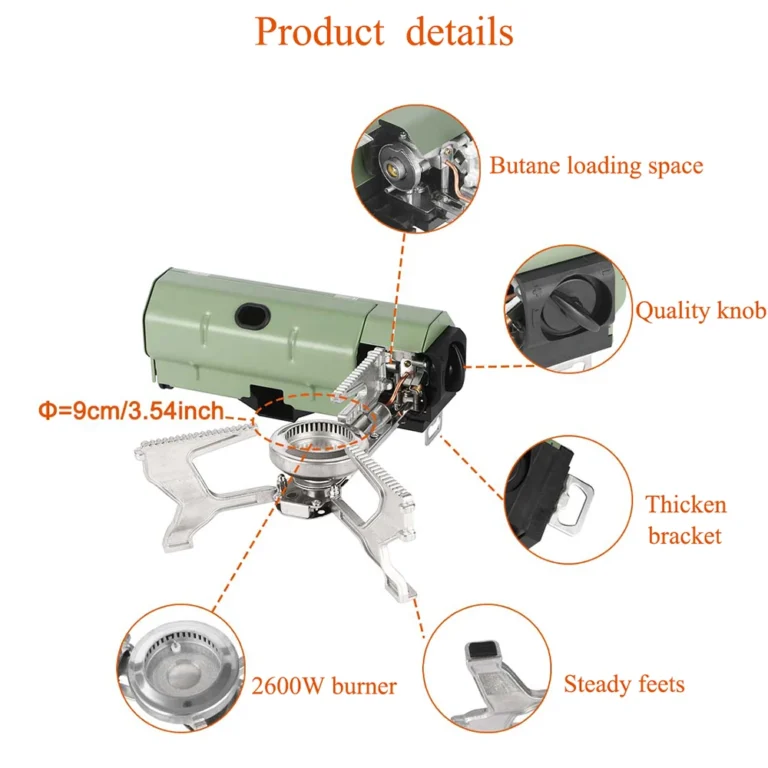 2600W Portable Folding Stove Camping Gas Stove - Image 2