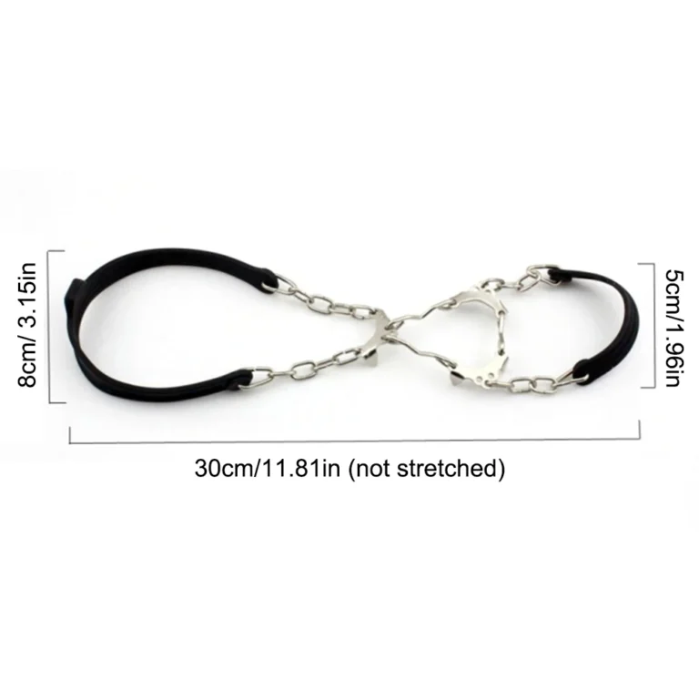 Anti Slip Ice Gripper Climbing Crampons 6 Teeth Steel - Image 5