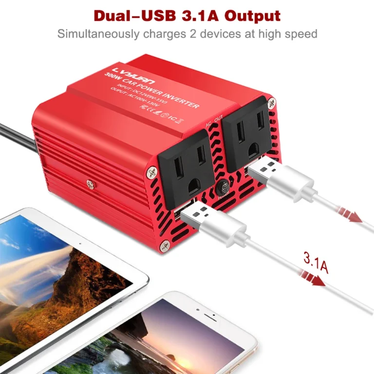 DC 12V to110V AC Car Inverter 300W DC to AC Power Converter - Image 6