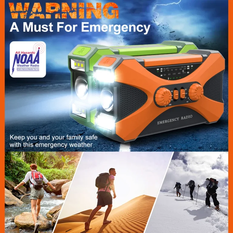 Emergency Flashlight Torch Solar Panel Power - Image 3