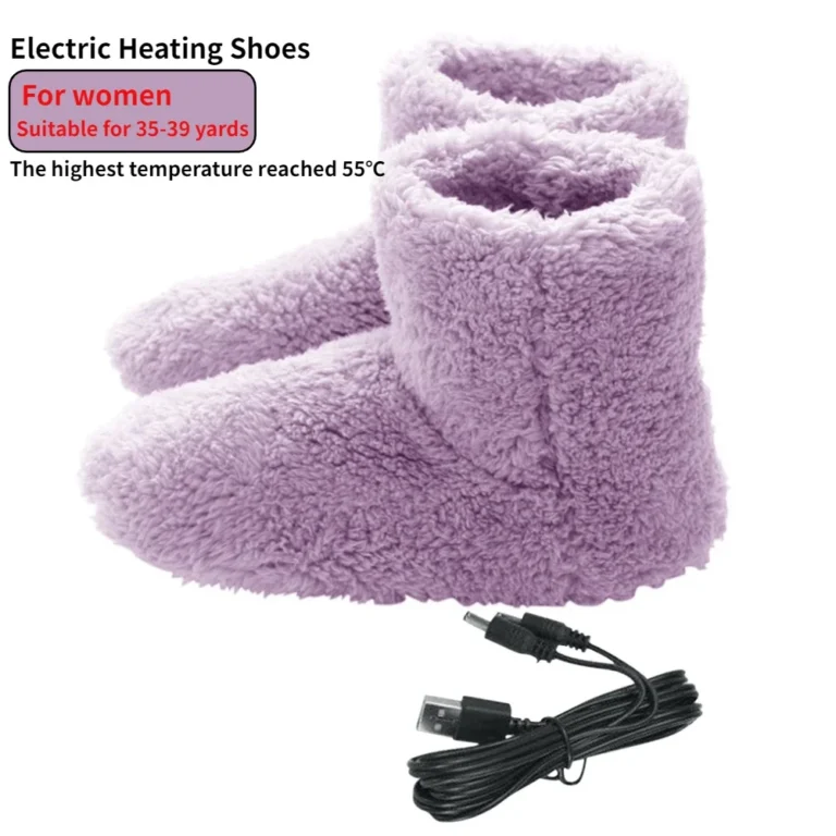 Winter USB Electric Heating Shoes for Comfortable Plush - Image 7