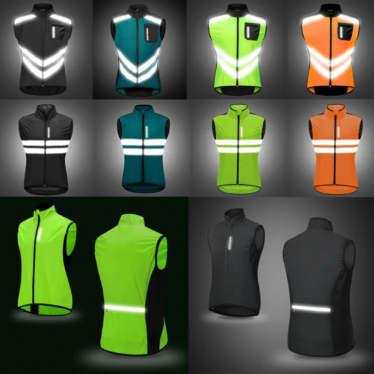 Cycling Night Safety Vests Men Sleeveless Sports - Image 2