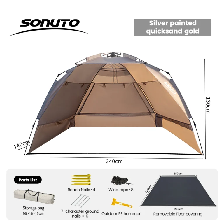 Outdoor 3-4P One-Touch Camping Tent - Image 6