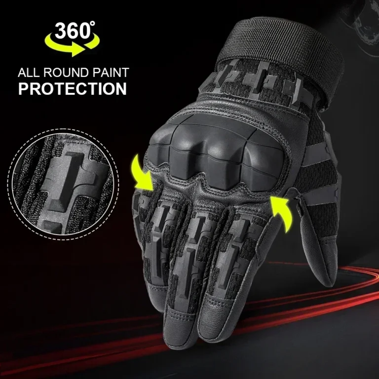 Tactical Gloves Pro Sports Touch Screen PU Leather - Image 3