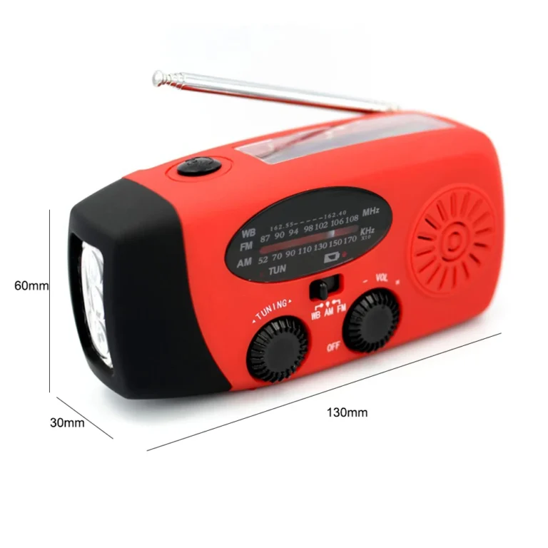 Emergency Hand Crank Weather Radio Portable Hand - Image 6