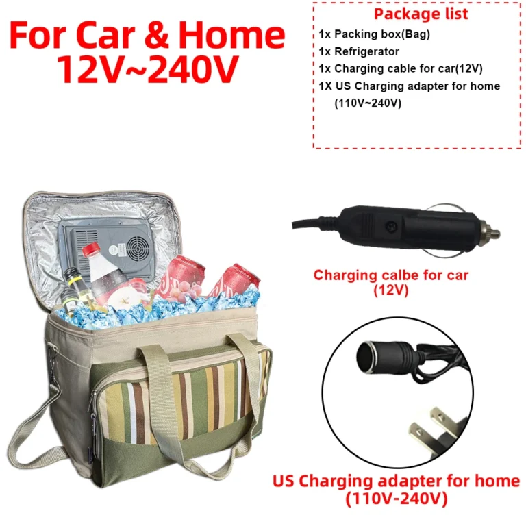 33L Portable Foldable Car Refrigerator Electric Cooler Bag - Image 9