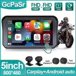 1080P 5 Inch WiFi Wireless Auto DVR Monitor Dash Cam GPS Navigation