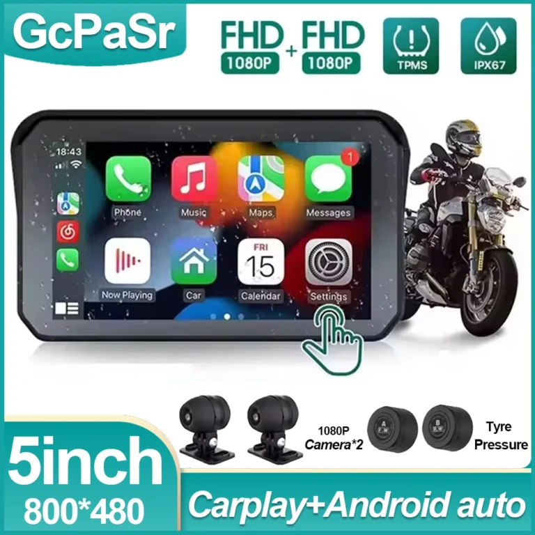 1080P 5 Inch WiFi Wireless Auto DVR Monitor Dash Cam GPS Navigation