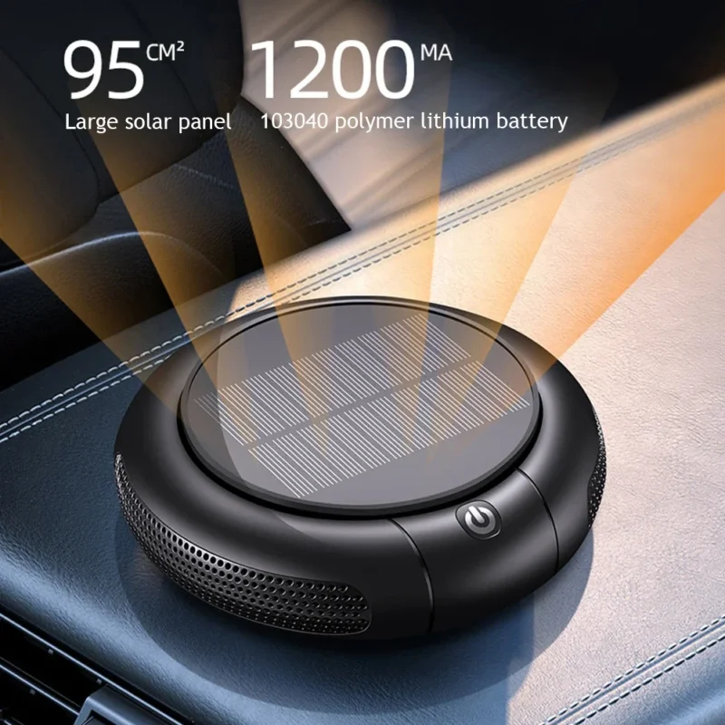 1200Mah HEPA Filter PM2.5 Smoke Remover Interior