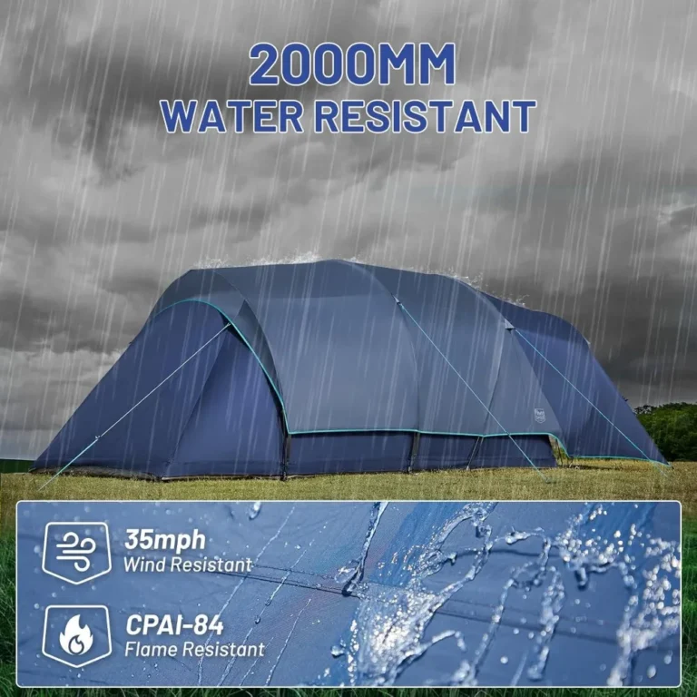 8 Person Camping Tent with Large Porch - Image 4