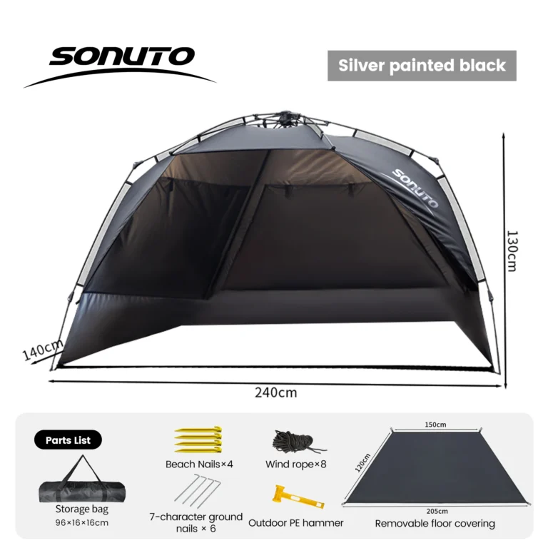 Outdoor 3-4P One-Touch Camping Tent - Image 7