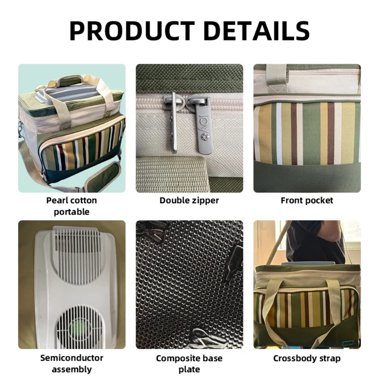 33L Portable Foldable Car Refrigerator Electric Cooler Bag - Image 6