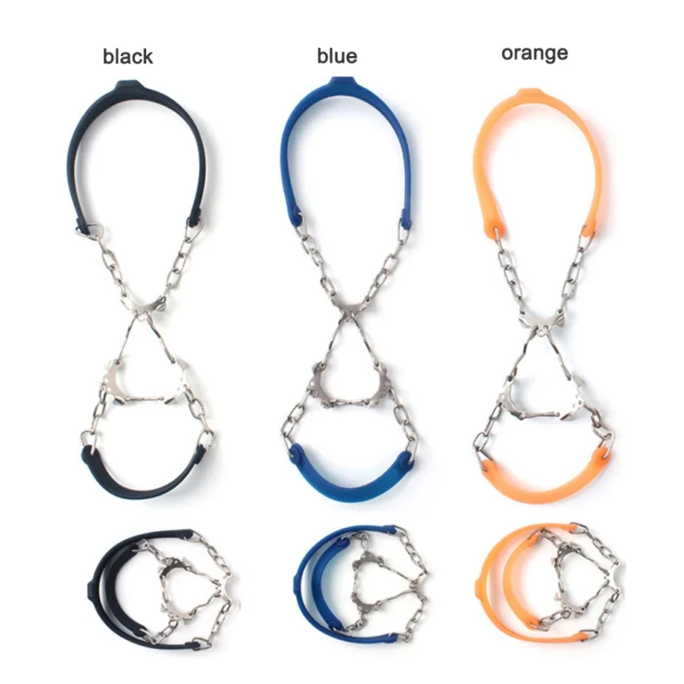 Anti Slip Ice Gripper Climbing Crampons 6 Teeth Steel - Image 2