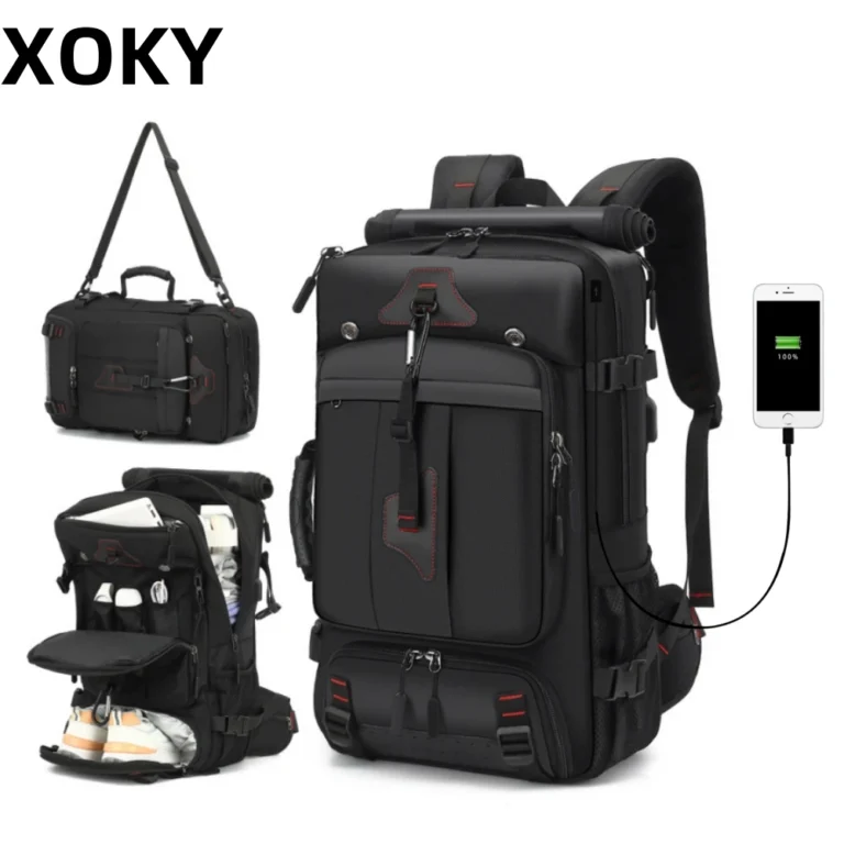 80L Travel Backpack Large Capacity Multiple Storage Spaces