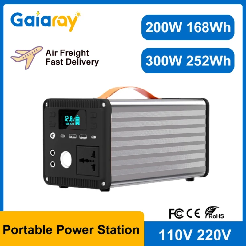 Portable Power Station 200W 300W Solar Power