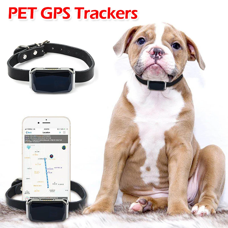 Pet GPS Tracker Location Adjustable Collar Waterproof
