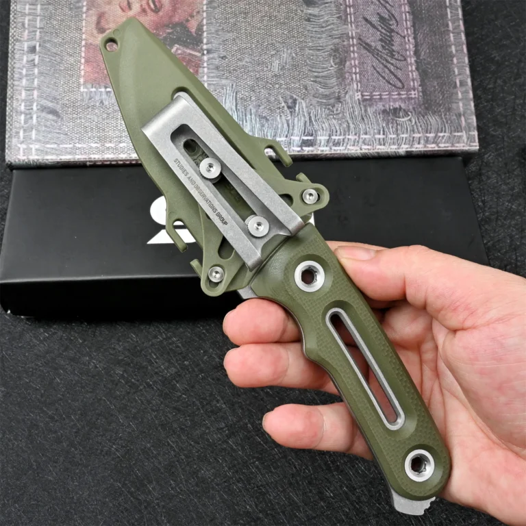 Outdoor Knife Tactical Portable Carry Camping Defensive Nylon Fiberglass + Steel Clip - Image 5