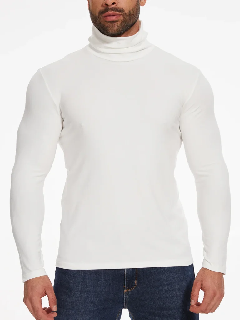 High Neck Fall Winter Thermal Underwear Tops - Image 4