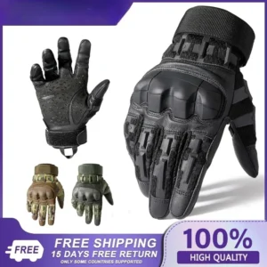 Tactical Gloves Pro Sports Touch Screen PU Leather
