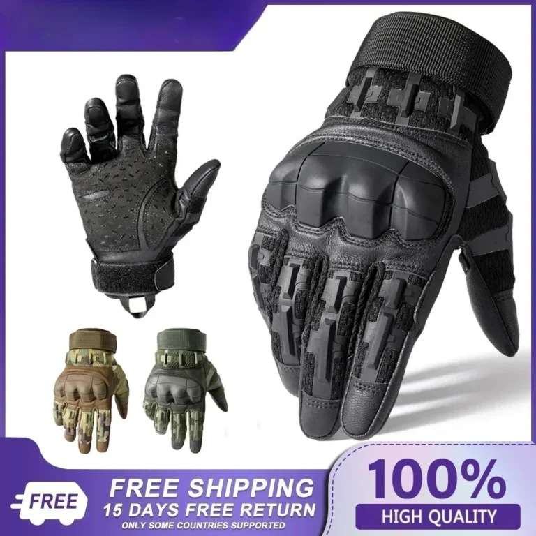 Tactical Gloves Pro Sports Touch Screen PU Leather