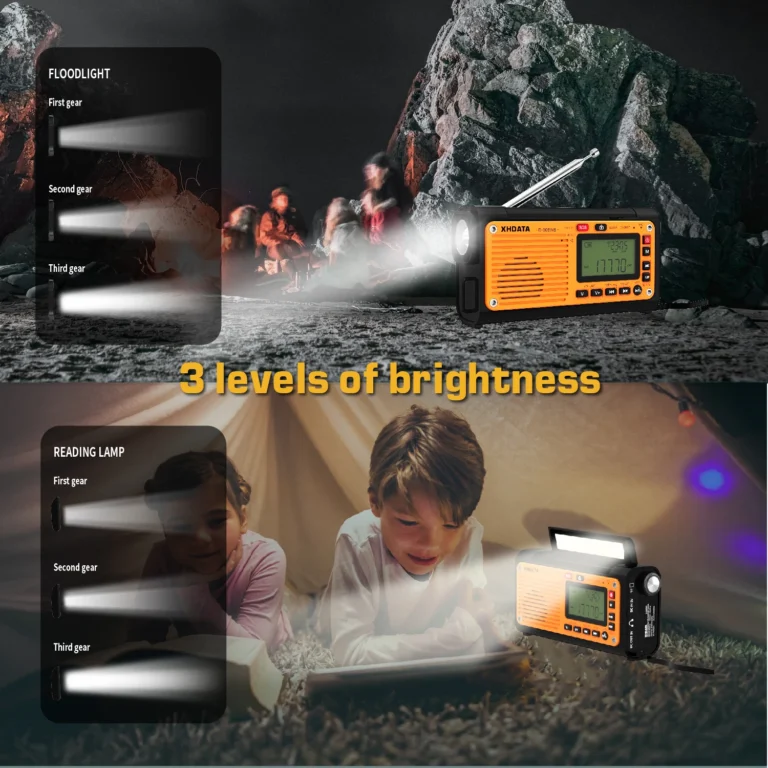 Emergency Crank Weather Radio FM/AM/SW/NOAA Alert - Image 5