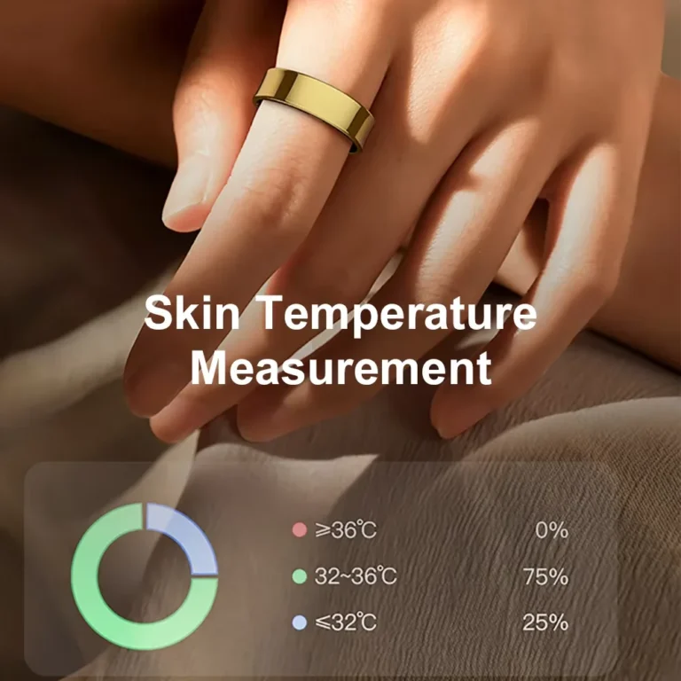 Smart Ring with Heart Rate Blood Oxygen,Skin Temperature Monitor - Image 4