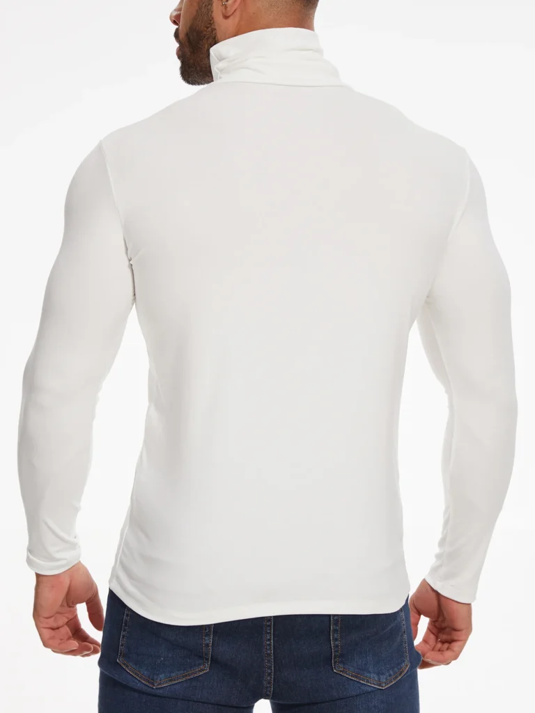 High Neck Fall Winter Thermal Underwear Tops - Image 5