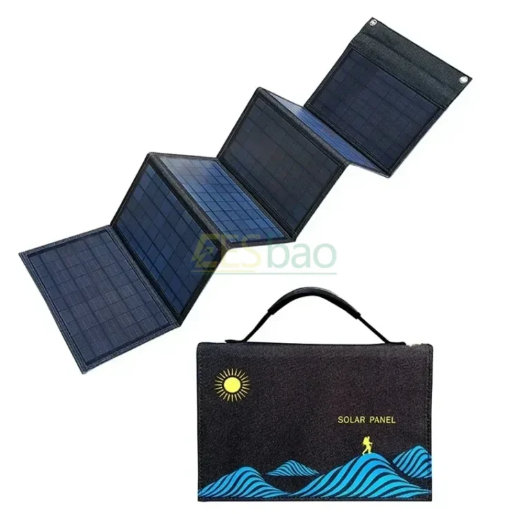 Folding Bag 10-100W Solar Panel Portable USB+DC Output Solar - Image 6