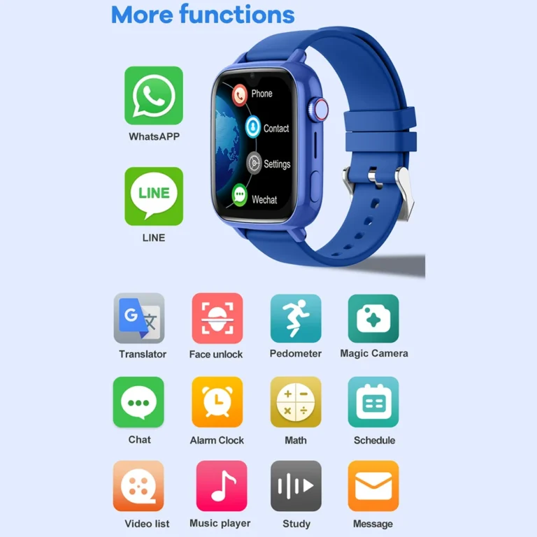 4G Smart Watch Kids GPS WIFI Video Call SOS APP - Image 6