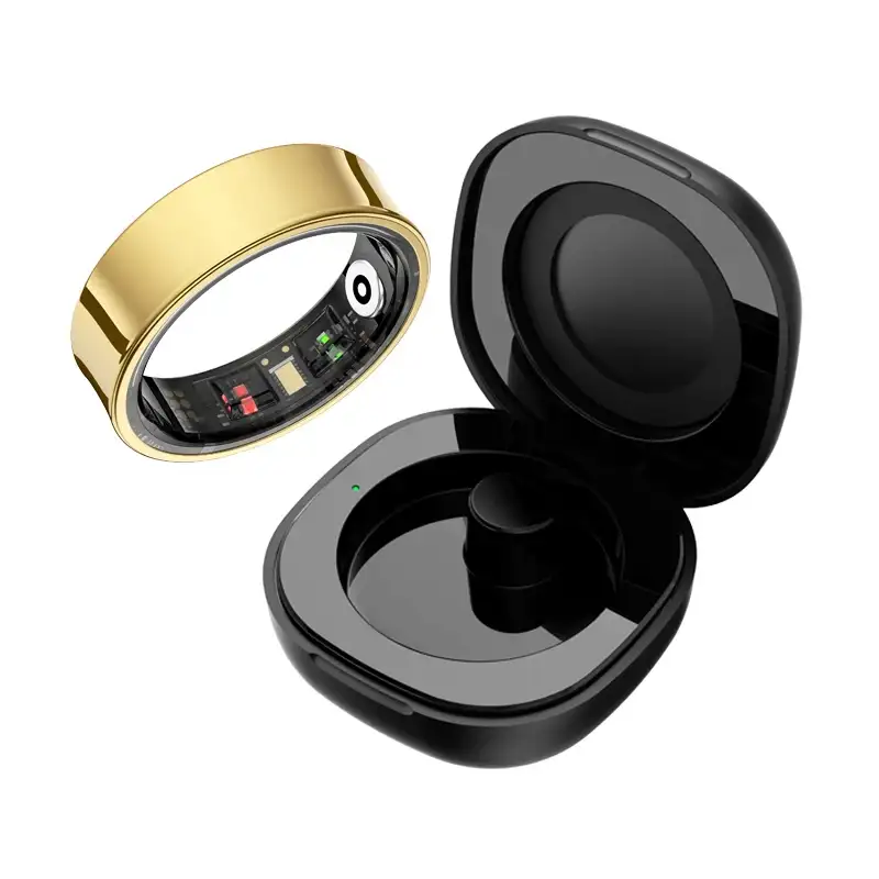 Smart Ring with Heart Rate Blood Oxygen,Skin Temperature Monitor