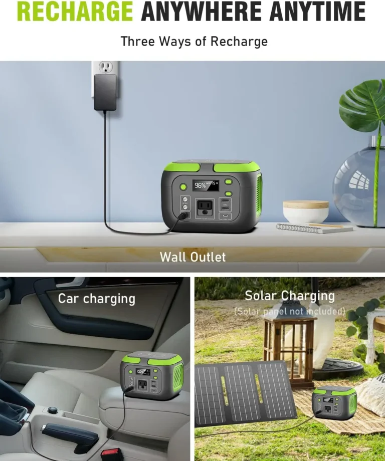 200W Portable Power Station 155Wh Solar Generator 42000mAh Power - Image 3