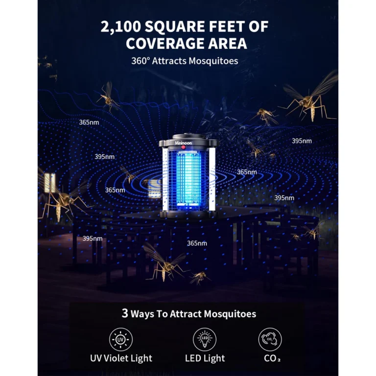 Bug Zapper Outdoor Mosquito Zapper with Dual LED Light - Image 4