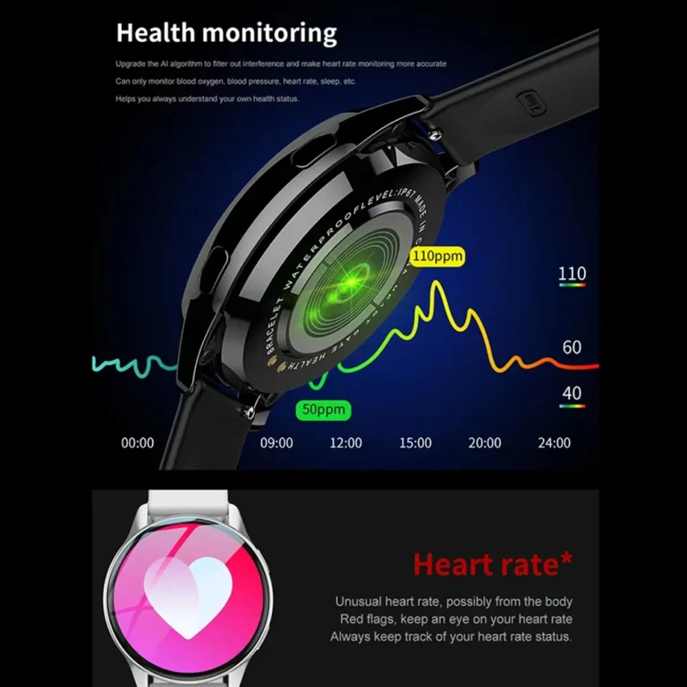 Bluetooth Call Smart Watch HeartRate Blood Pressure Monitoring - Image 3