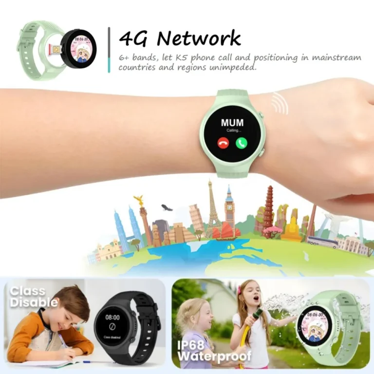 Kids Watch GPS Location Tracke Sim Card Camera - Image 3