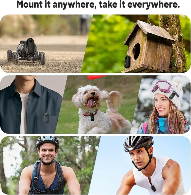 4K HD Mini Pet Collar Camera Wide Angle Lens - Image 3