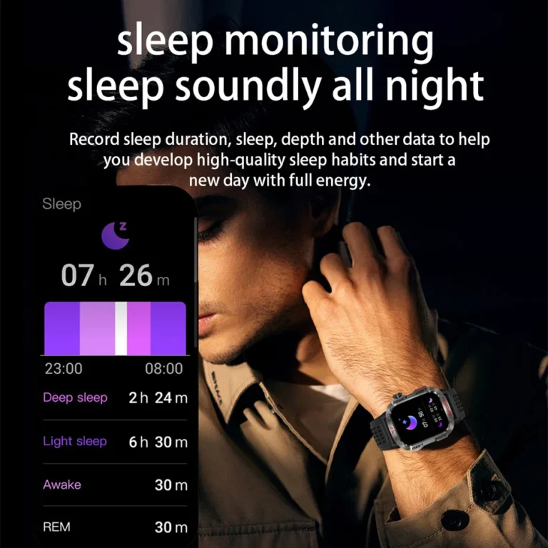 Waterproof Outdoor Sport Tracker Bluetooth Call Smartwatch - Image 5